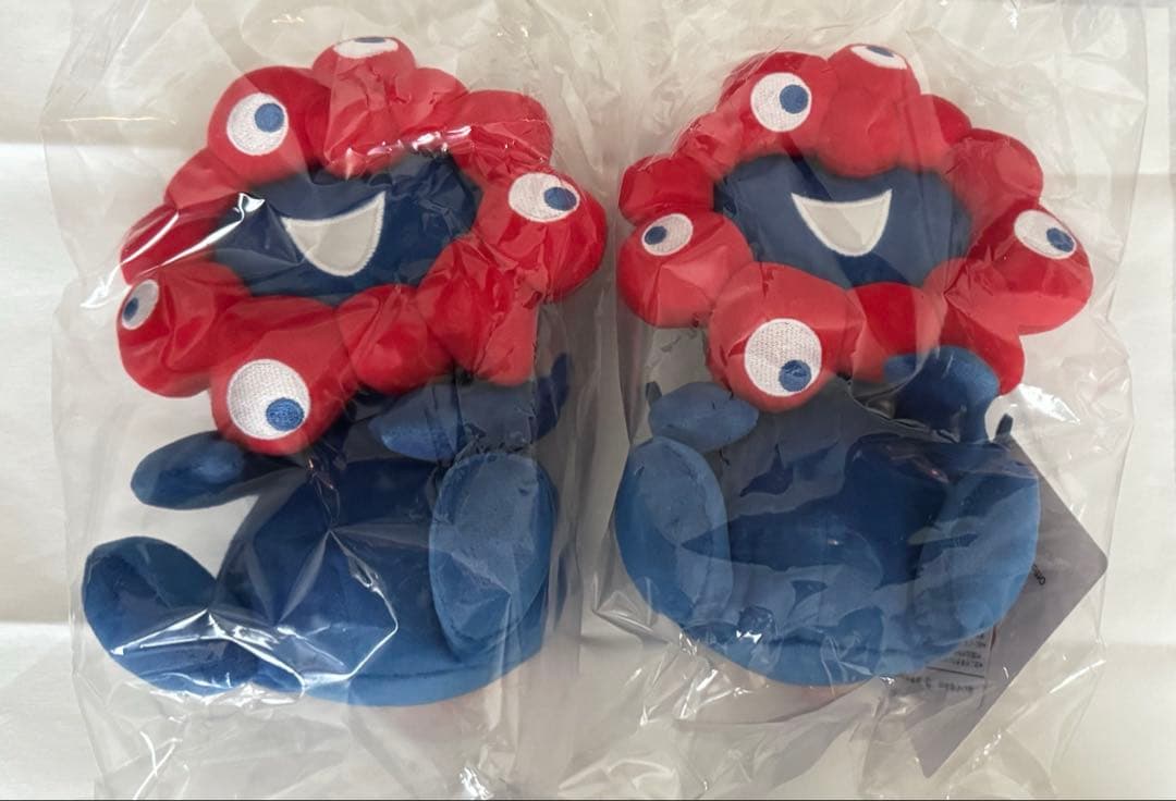 2体 S ミャクミャク　お手玉風　ぬいぐるみ　関西万博　EXPO2025　おまけ