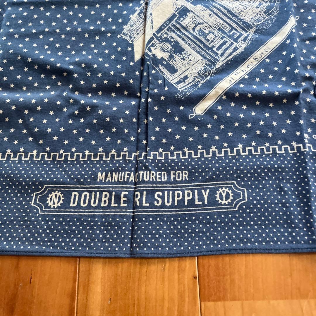 DOUBLE RL SUPPLY バンダナ ネイビー チェック ドット3枚セット