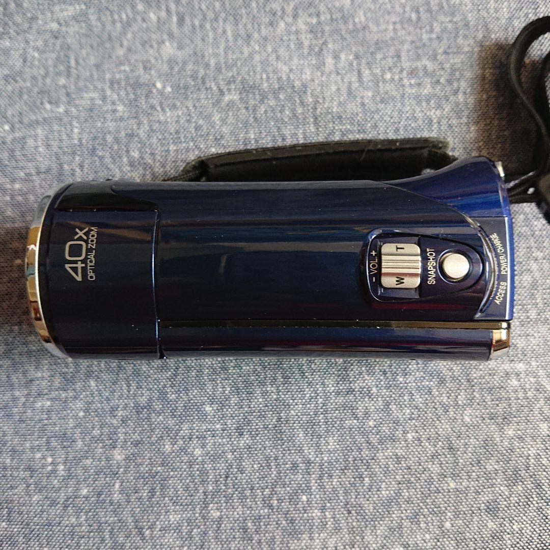 JVCビクター エブリオHD ビデオカメラ美品大容量バッテリー