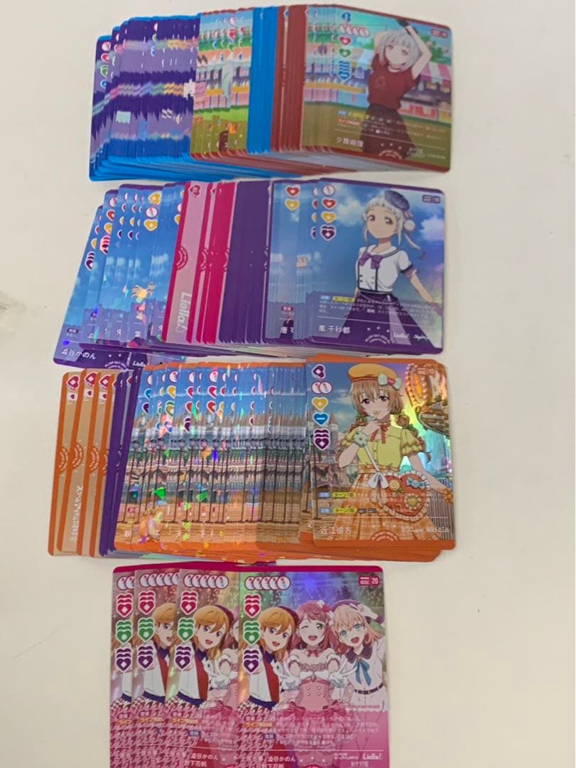 ラブライブカードゲーム　通常レア　4コン