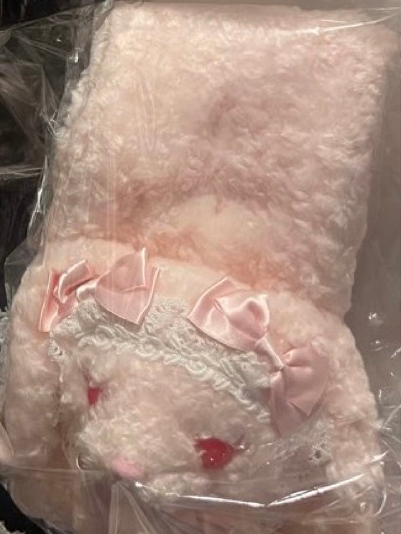 BABY♡ うさくみゃマフラー ピンク