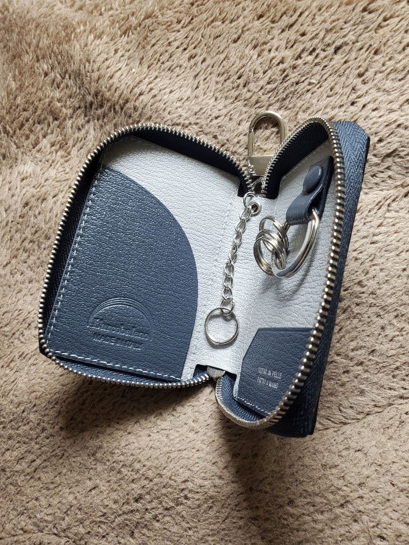 ラルコバレーノ スマートWキーケース グレー 新品未使用