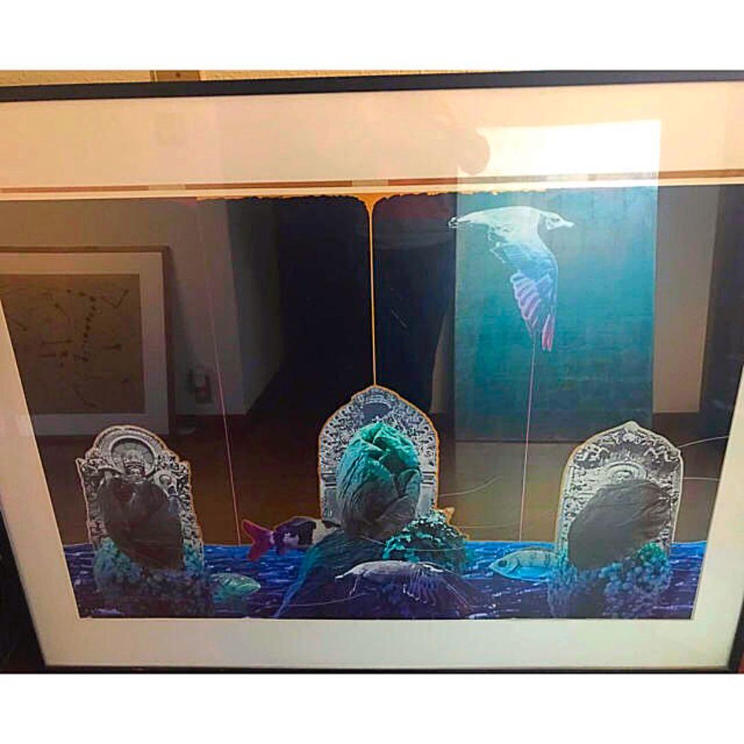 【引越セール】絵画　「仏陀の風景　遊行と漂泊」アート　芸術