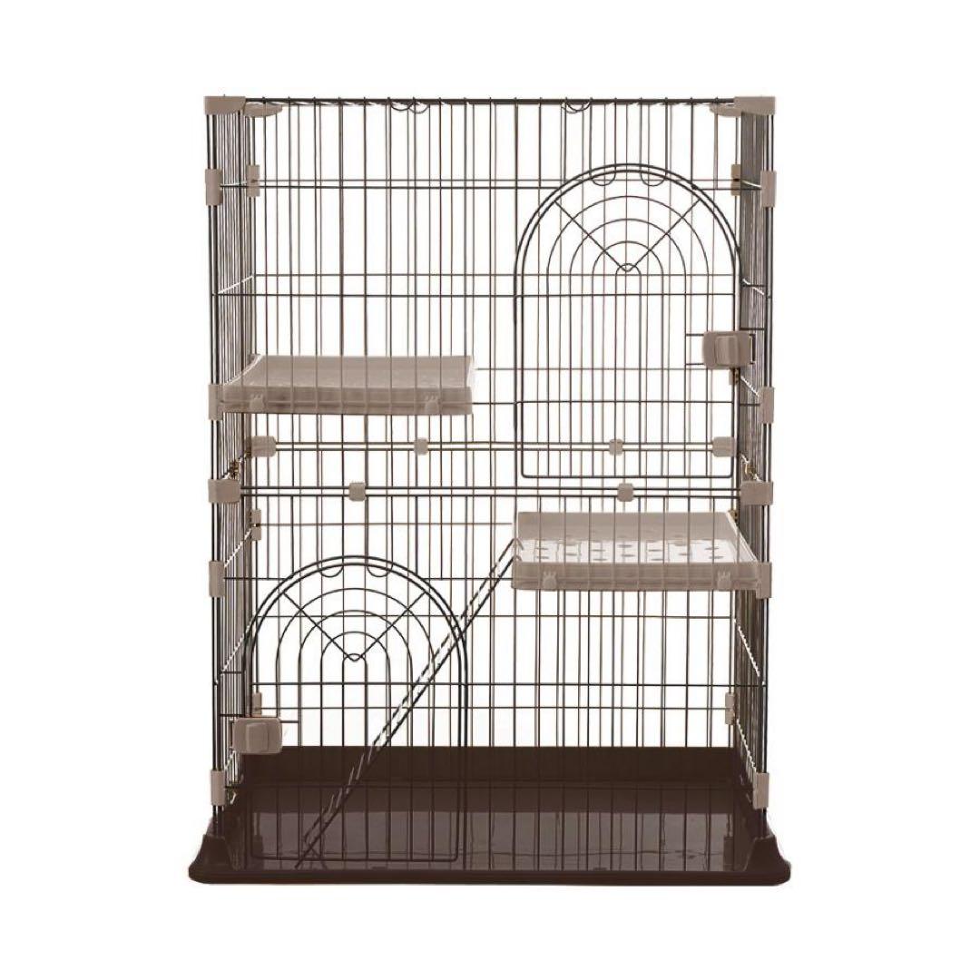 新品未開封品　ネコ 猫 ねこ　ゲージ2段