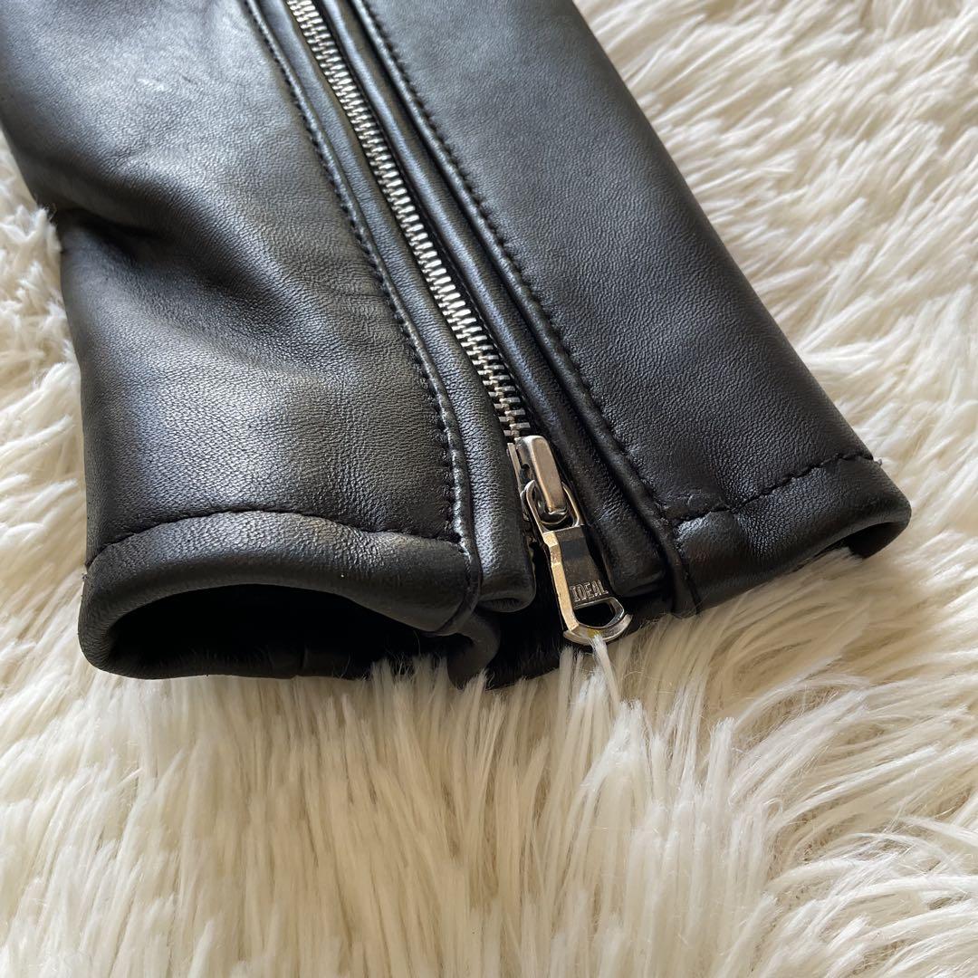 美品✨BEAUTY&YOUTH ユナイテッドアローズ　レザージャケット　シングル