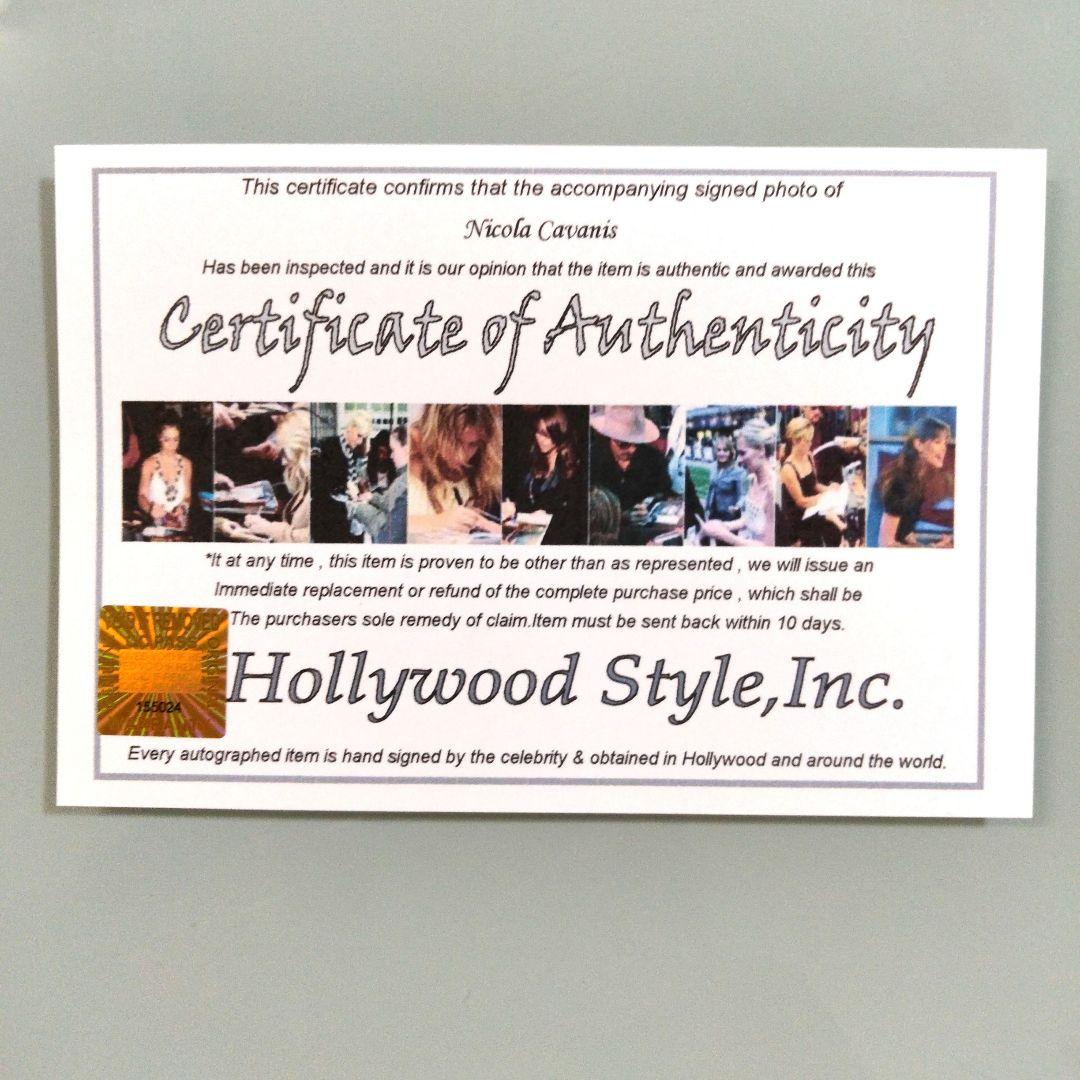 セール中…ニコラ・カバニス直筆サイン2Lサイズ写真…