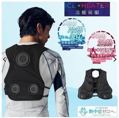 ワークマン　ウィンドコアアイス×ヒーターペルチェベストPRO2　787