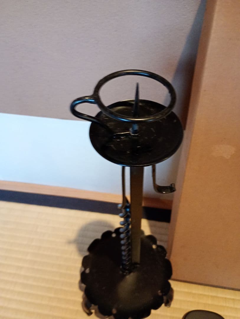 【茶道具】膳燭 夜咄道具 燭台 灯具　その他982