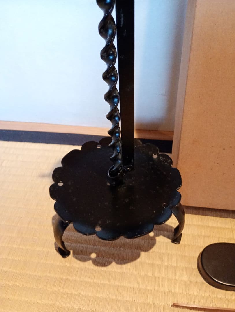 【茶道具】膳燭 夜咄道具 燭台 灯具　その他982