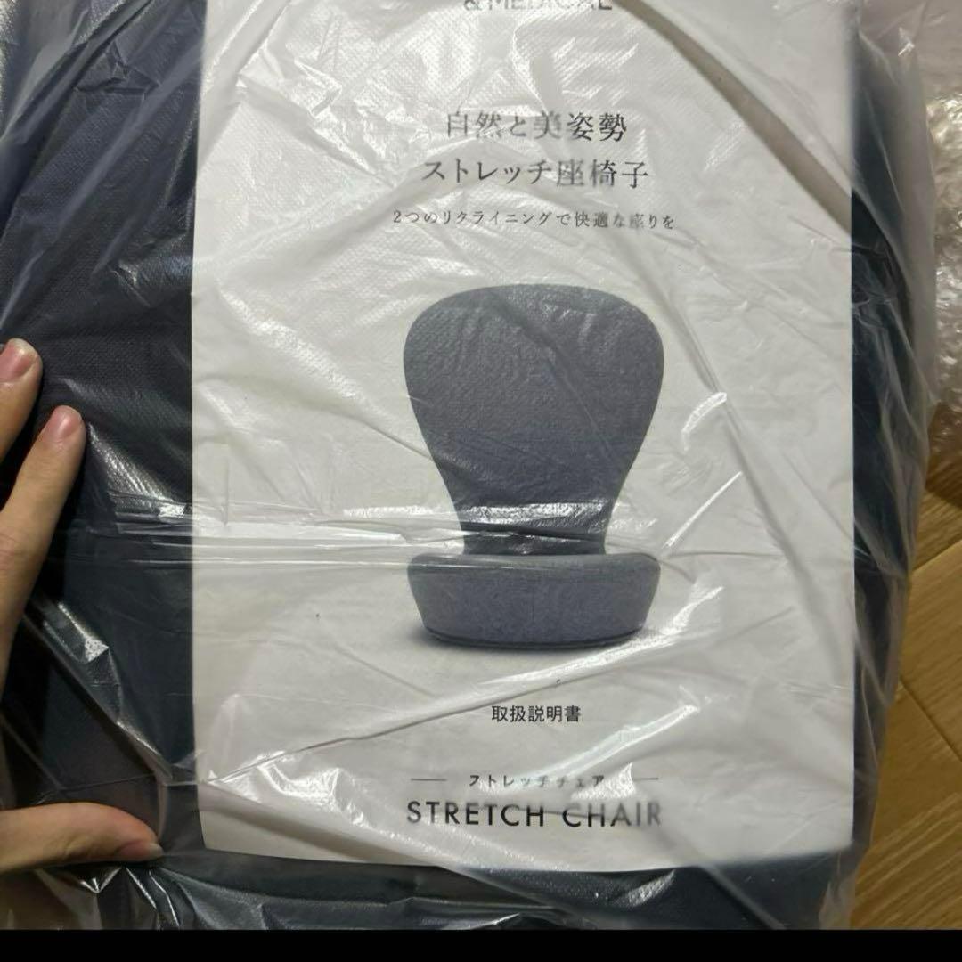 STRETCH CHAIRストレッチチェア/色柄: ネイビー