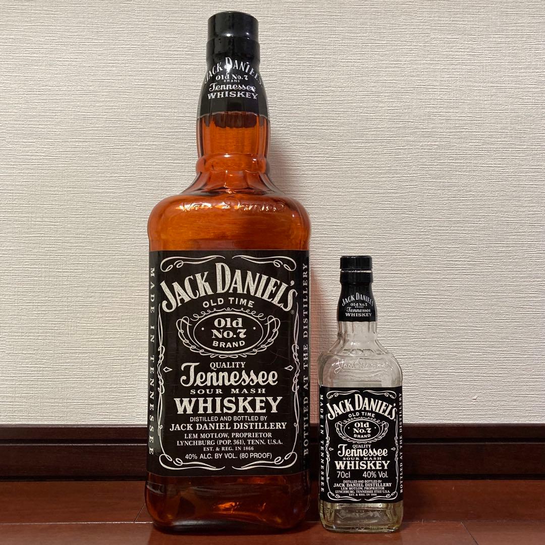 【最後の1本】ジャックダニエル　超巨大　超特大　ボトルディスプレイ　ガラス製