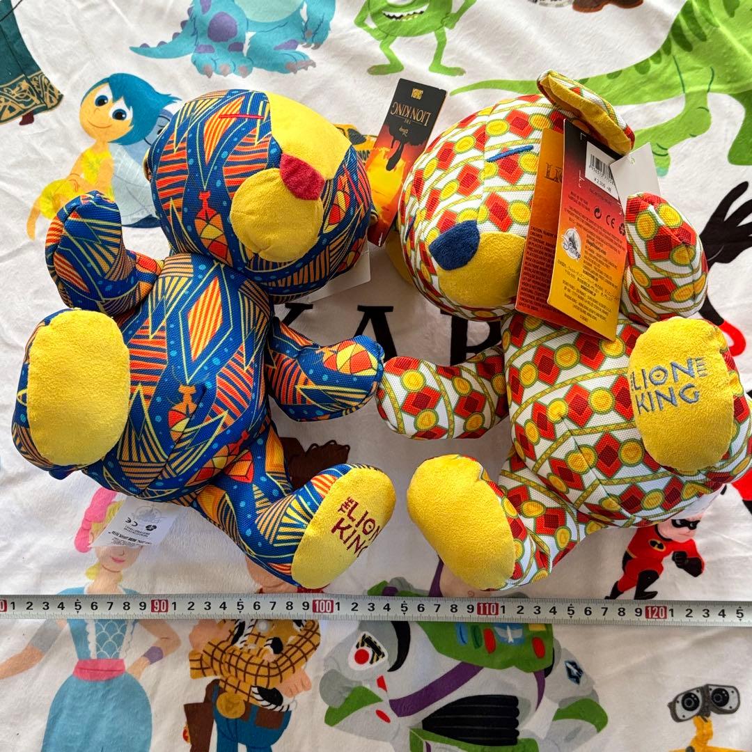 ライオンキング シンバ ナラ 限定 ぬいぐるみセット ディズニーストア
