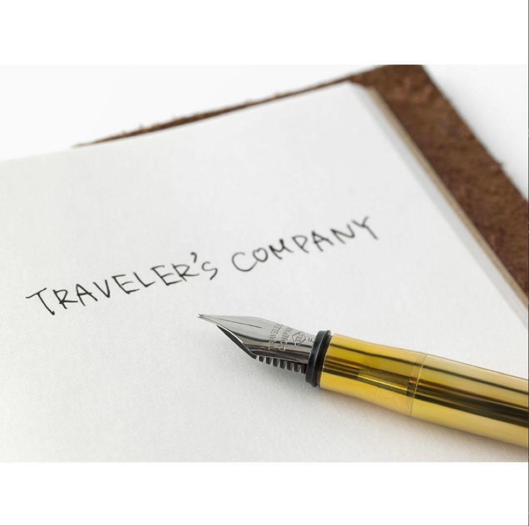Travelers Company Solid Brass 万年筆　真鍮無垢