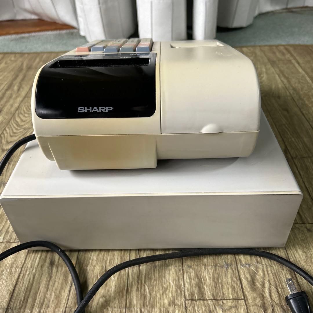 M*u様 SHARP XE-A20 電子レジスター クリーム色
