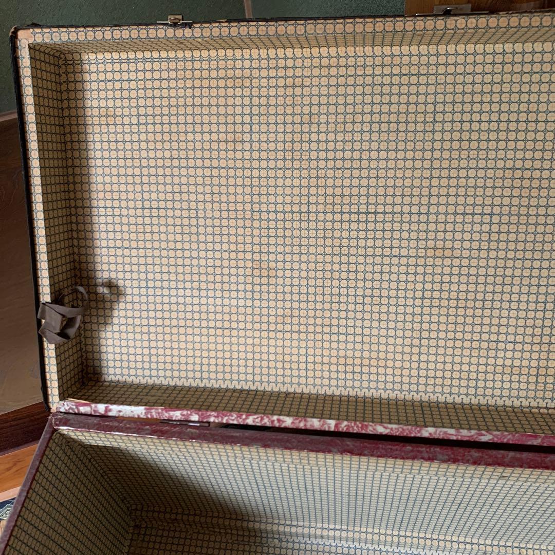 アンティーク BOX 箱 収納 衣装入 一段