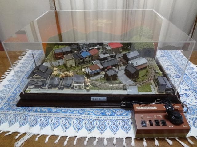 完成品 鉄道模型 ジオラマ 昭和「鉄道模型」をつくる ケース　パワーユニット付