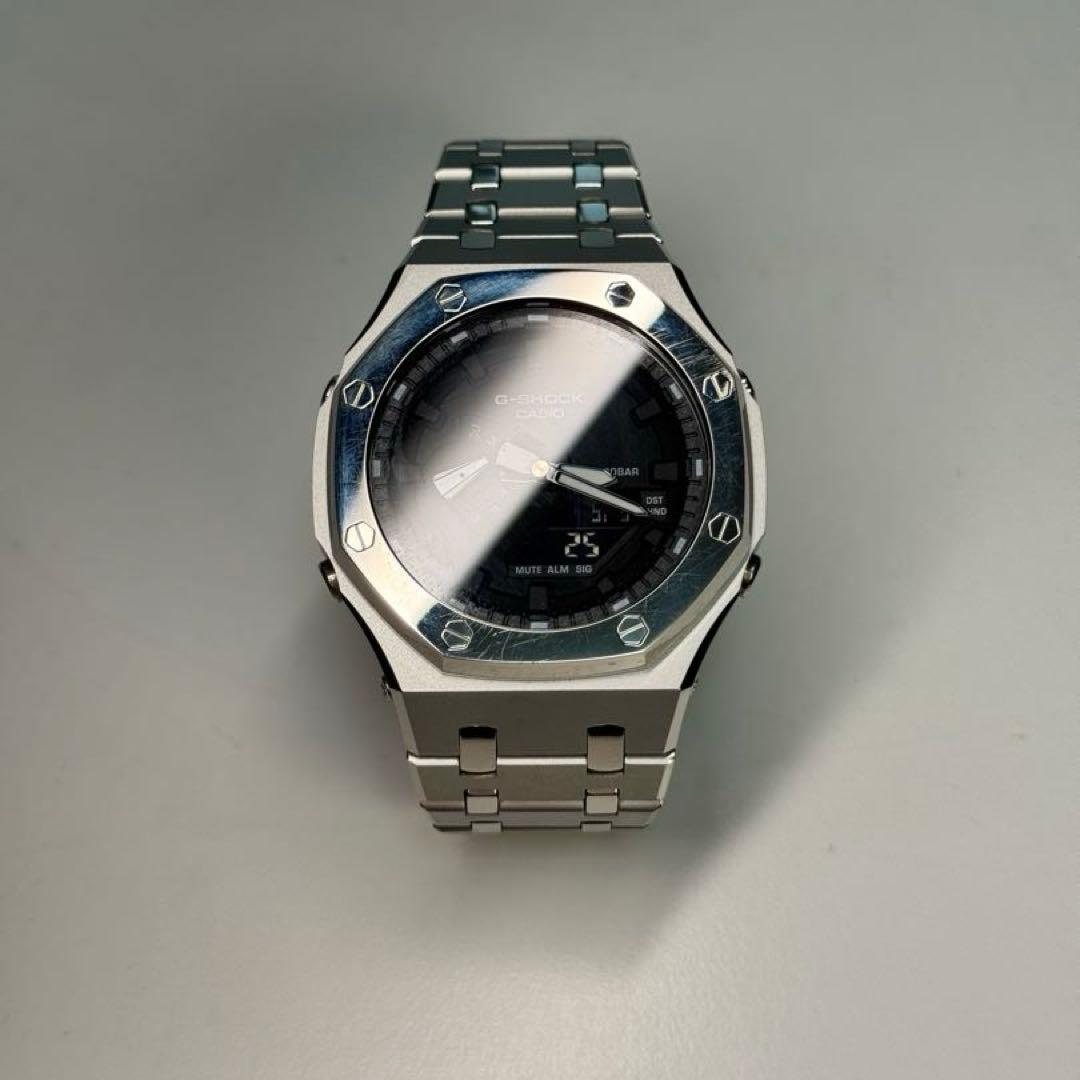 美品　CASIO　G-SHOCK GA-2100 フルカスタム ベゼルとバンド