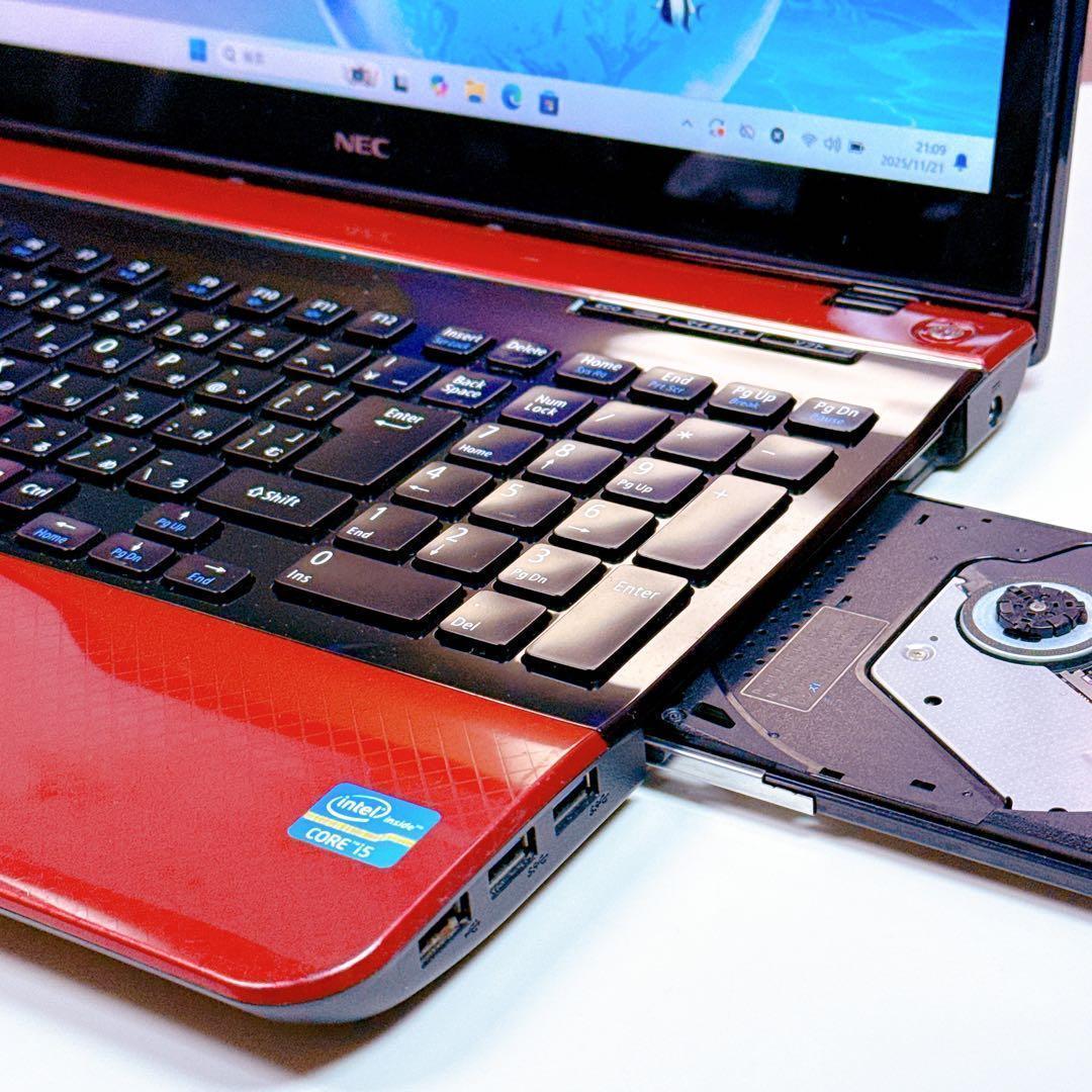 高性能i5❤️新品爆速SSD✨windows11ノートパソコン✨オフィス カメラ