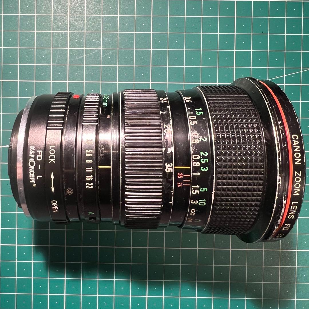 Canon F1 後期 ボディ FD レンズ3本セット フラッシュカプラー付き