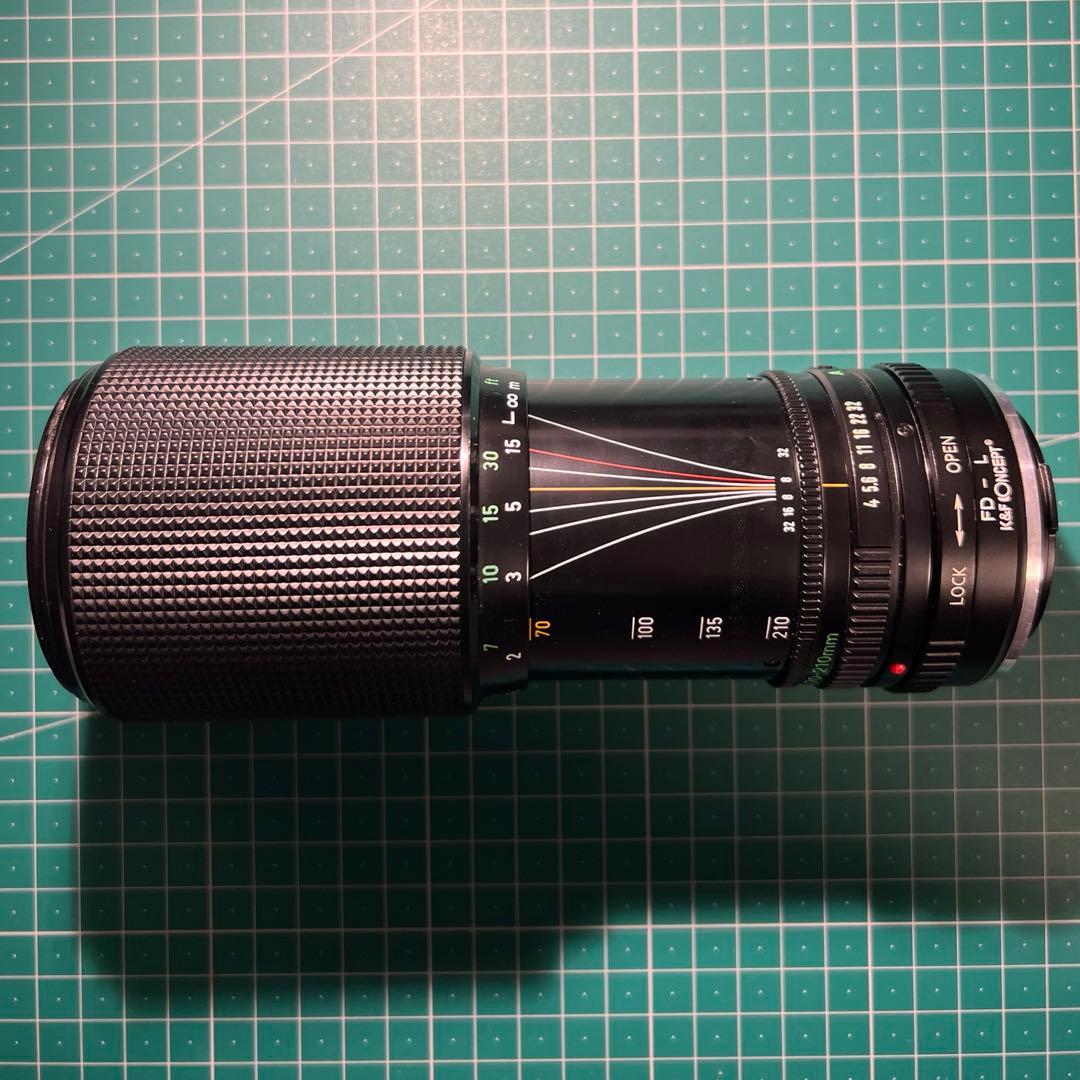 Canon F1 後期 ボディ FD レンズ3本セット フラッシュカプラー付き