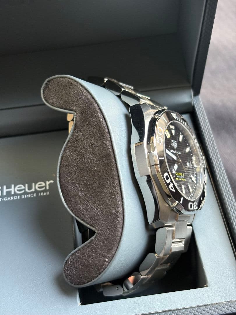 【美品】タグホイヤー WAY201A.BA0927 アクアレーサー 自動巻き