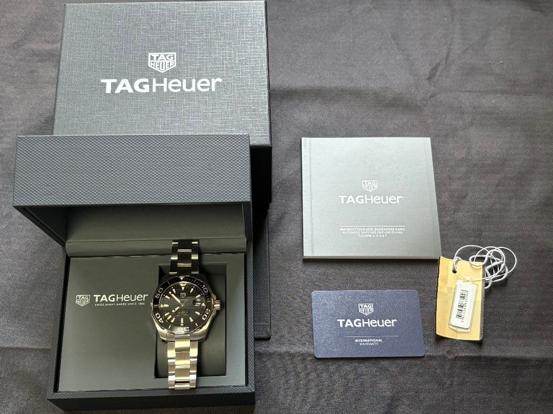 【美品】タグホイヤー WAY201A.BA0927 アクアレーサー 自動巻き