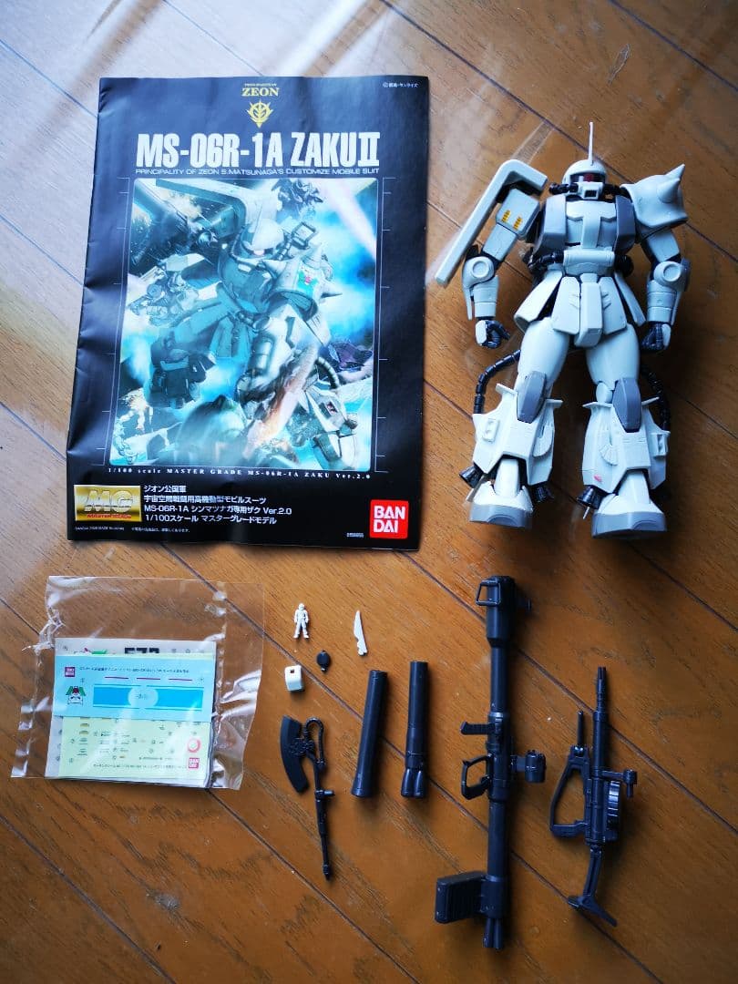 MG シン・マツナガ専用ザク2.0 素組完成品
