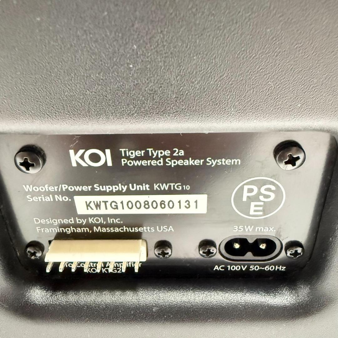 ☆希少品!! KOI Tiger Type 2a 2.1chパワーアンプシステム