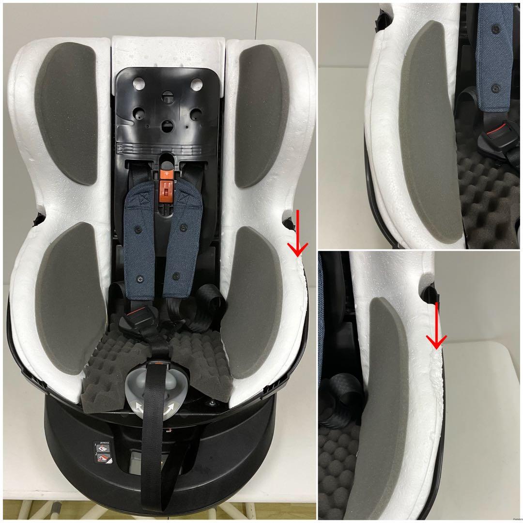 エールベベ・クルット4 Oui ISOFIX対応 チャイルドシート デニムブルー