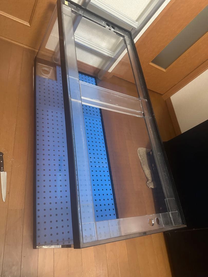 アクリル水槽120cmx50cmx50cm と　ろ過槽　発送可能