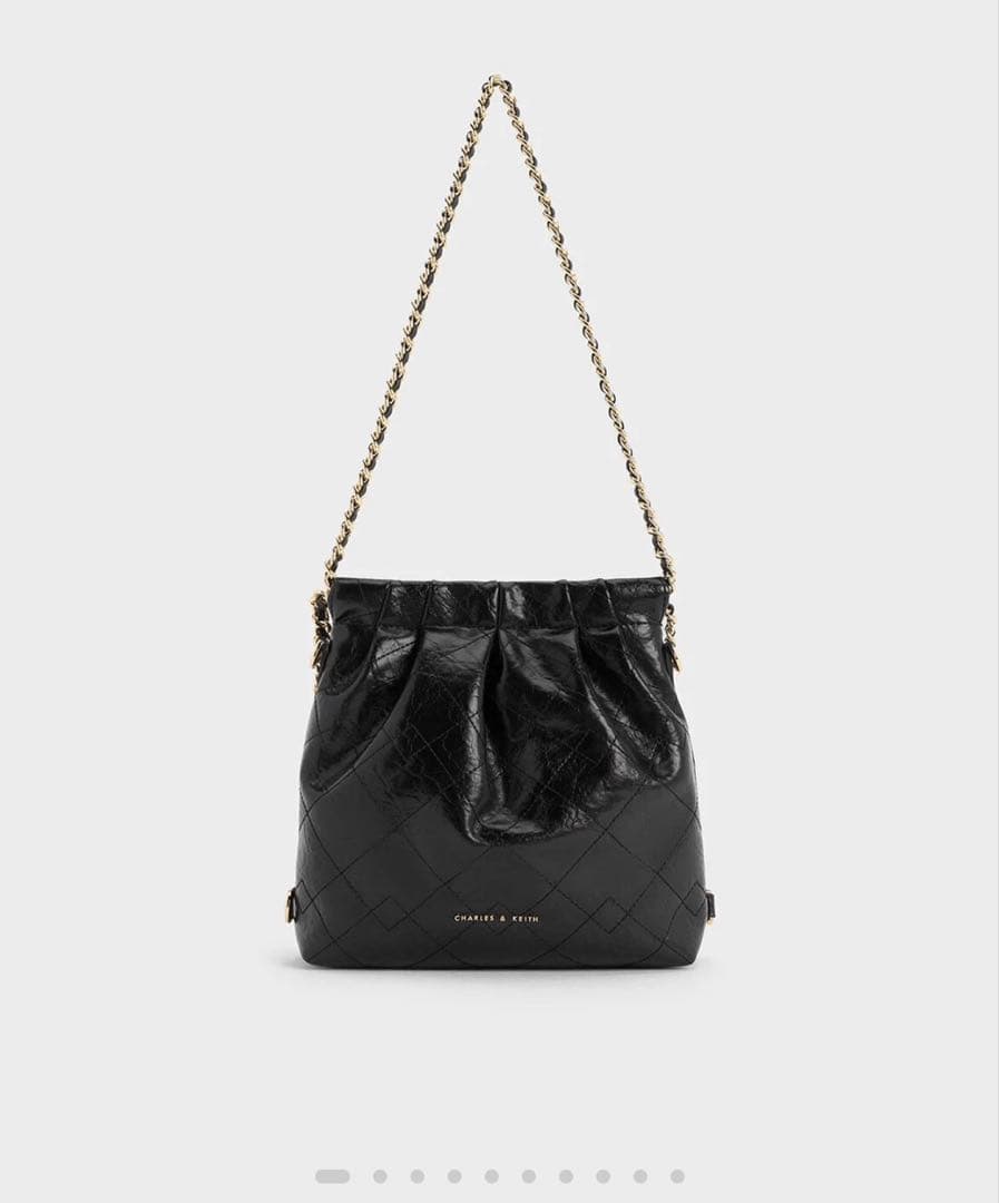 Duo ドゥオ チェーンハンドルツーウェイバックパック - ブラック　Sサイズ