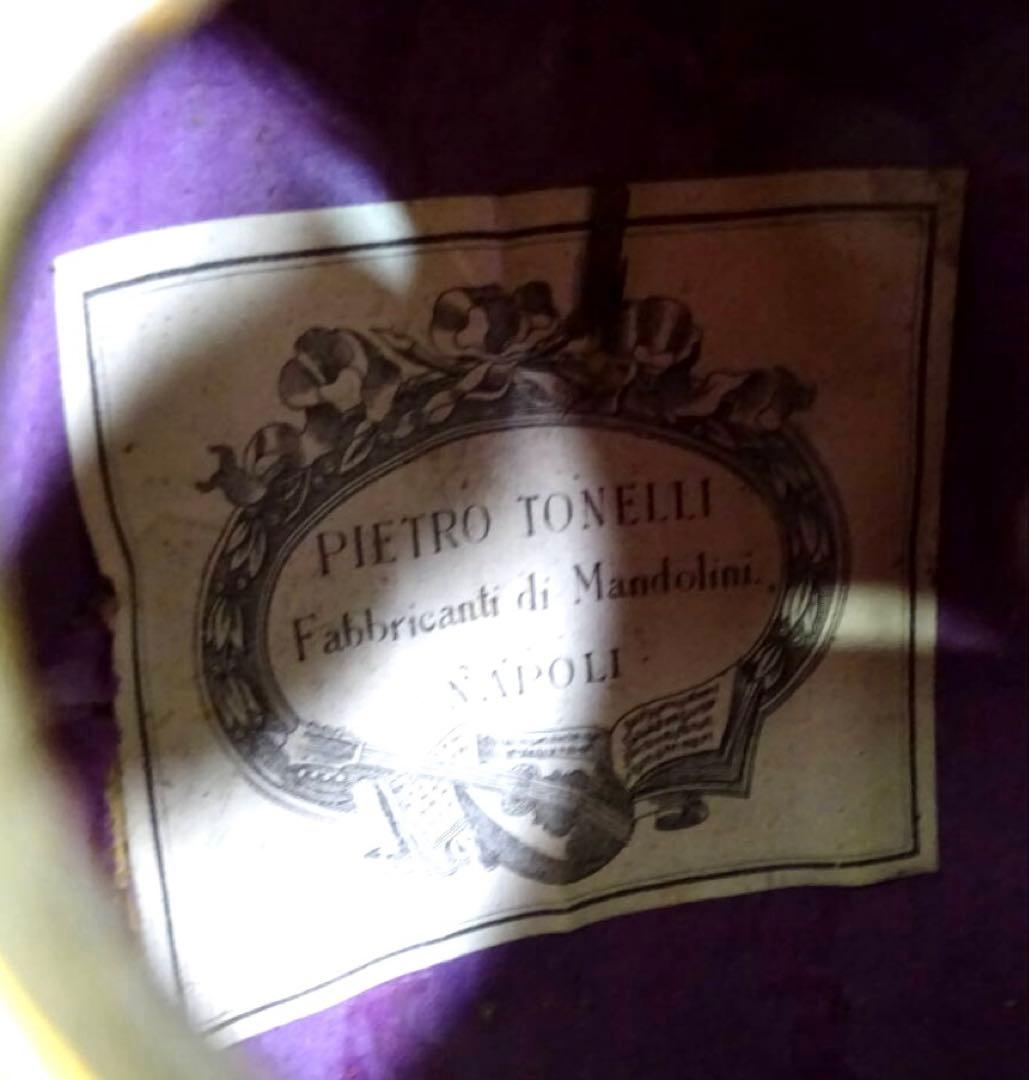 Pietro Tonelli Napoli マンドリン　インレイ　ピエトロトネリ