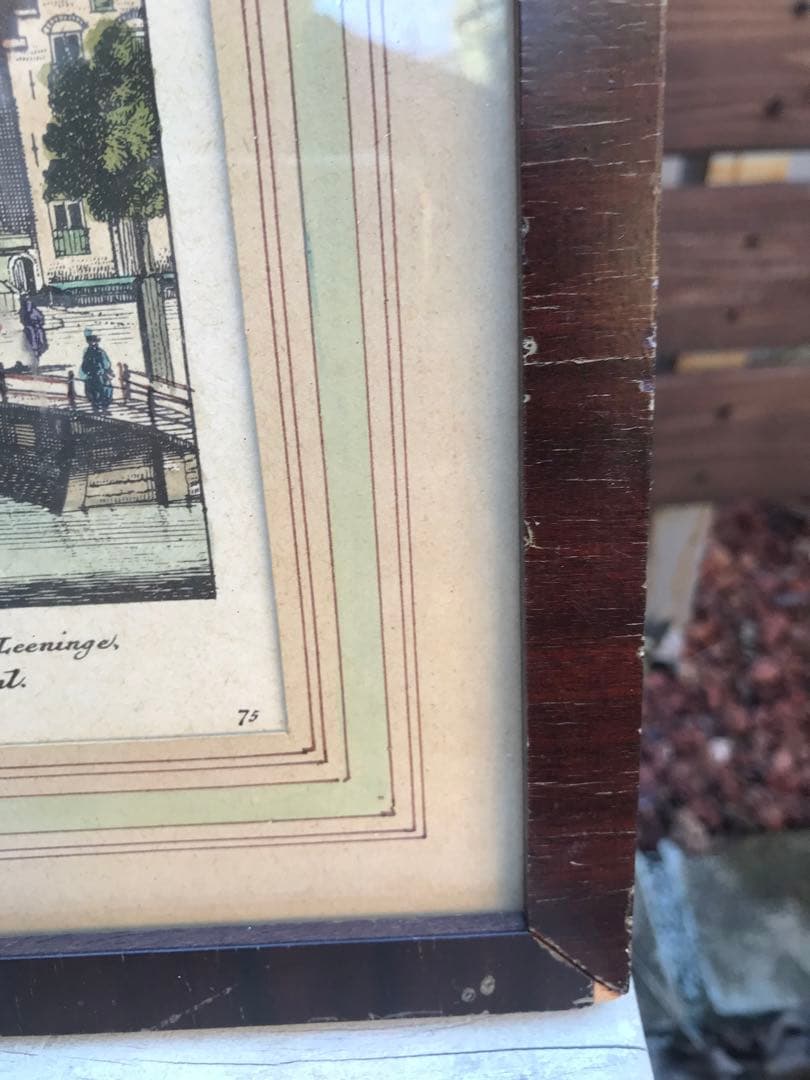 ヴィンテージ洋画 絵画 アンティーク絵画 風景画 洋画 ヨーロッパ現地購入