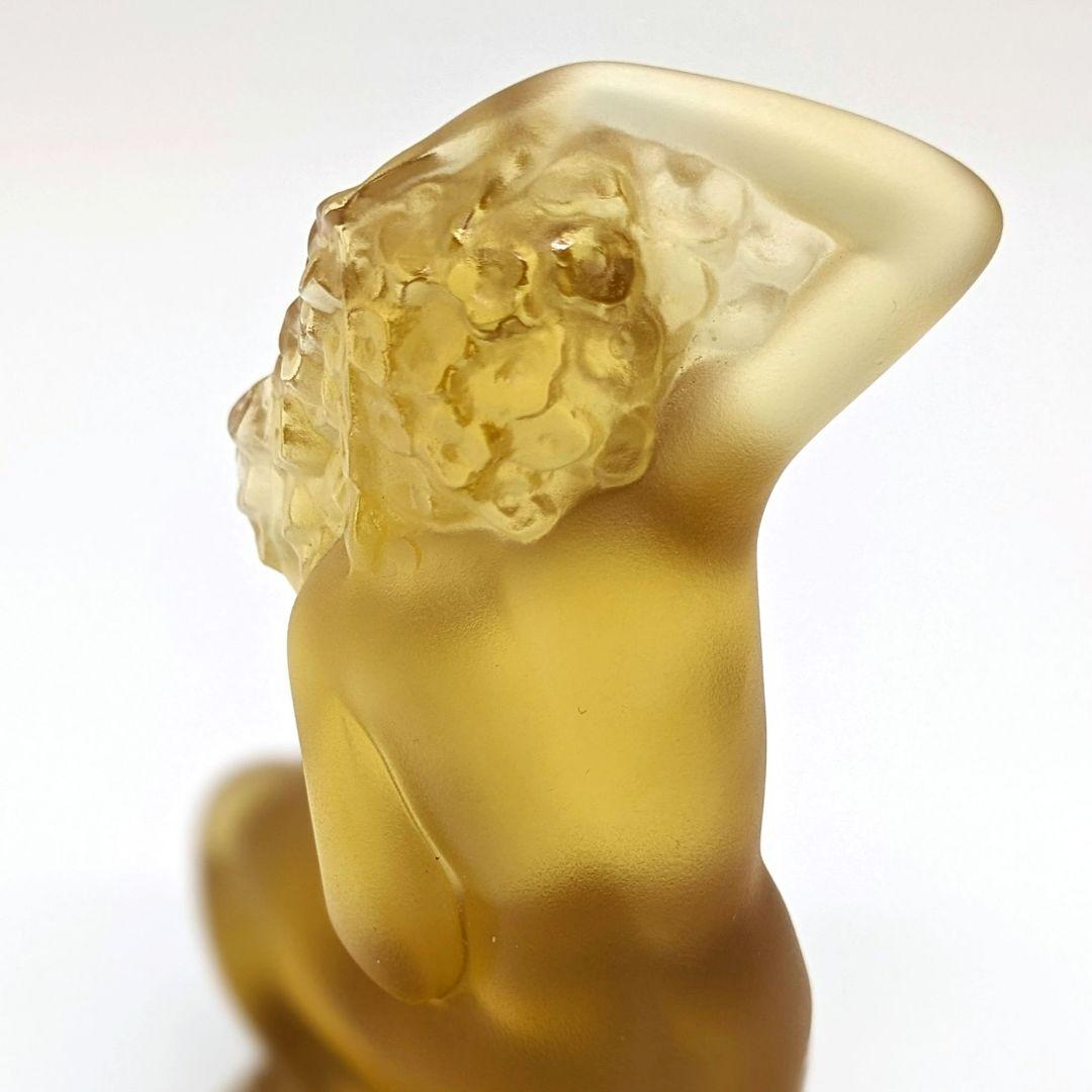 ラリック フロレアル 裸婦像 アンバー 琥珀 ヴィンテージ 美品 フィギュリン