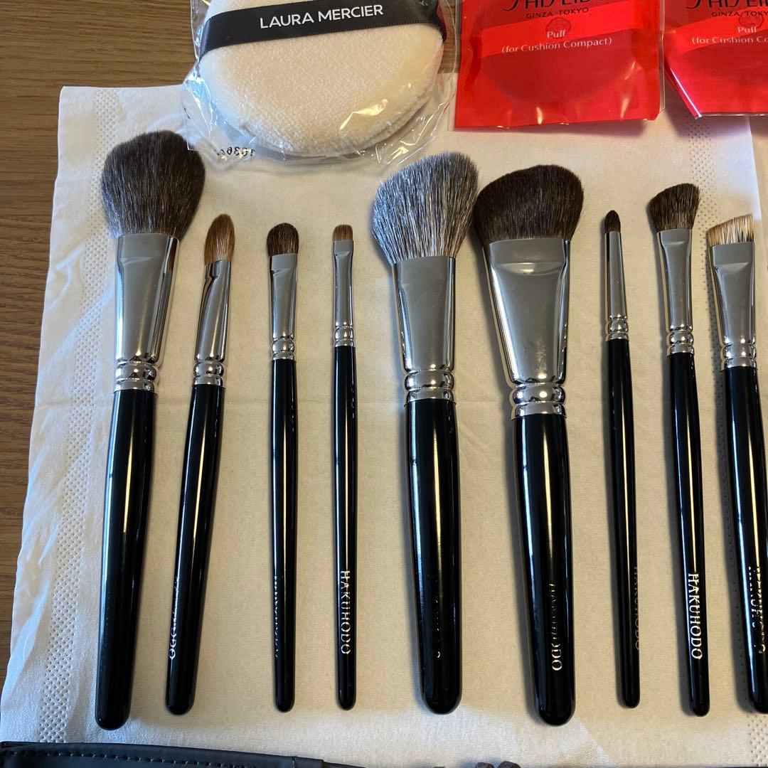 白鳳堂・SHISEIDO・ローラメルシエ・ベアミネラルのメイクブラシセットなど