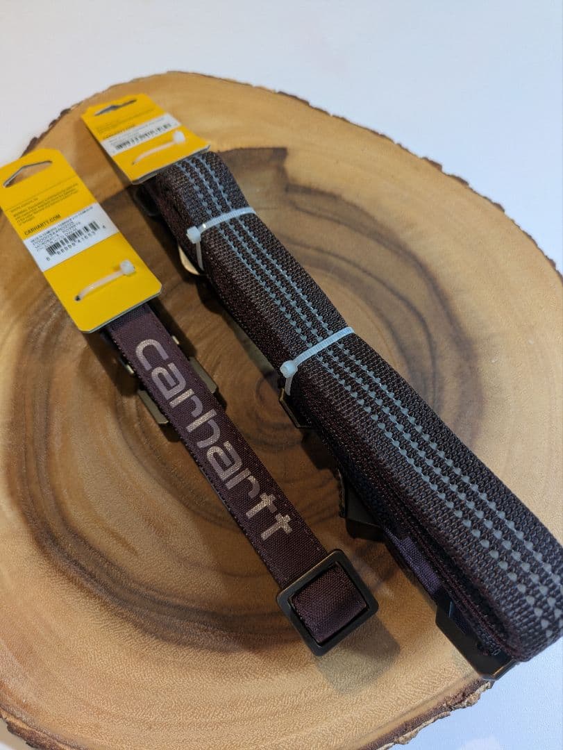 【NEW】Carhartt カーハート 犬用リーシュ＆首輪セット L 赤ワイン