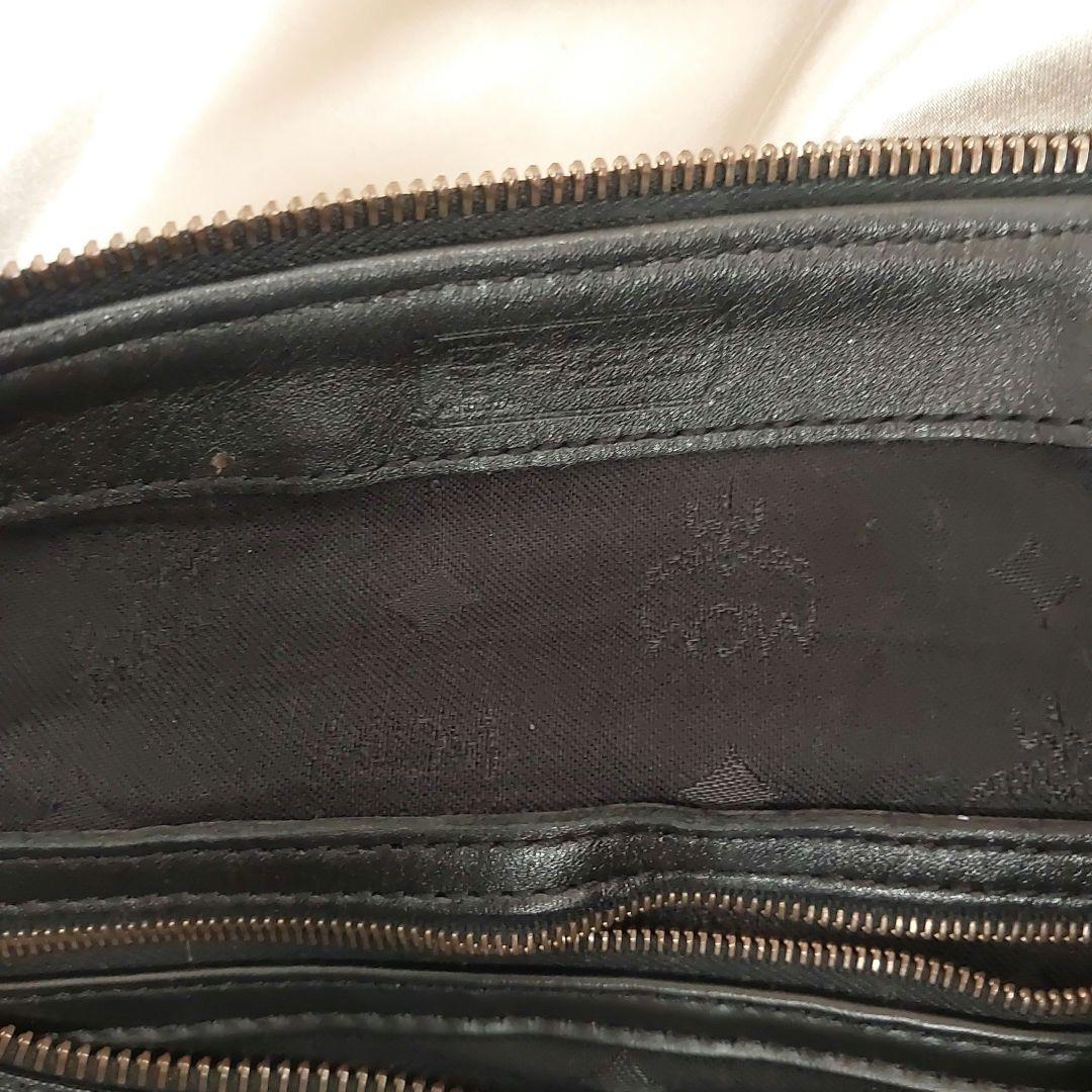 MCM　ボストンバッグ　黒　昭和レトロ　レトロ　バック　ブランド　ヴィンテージ