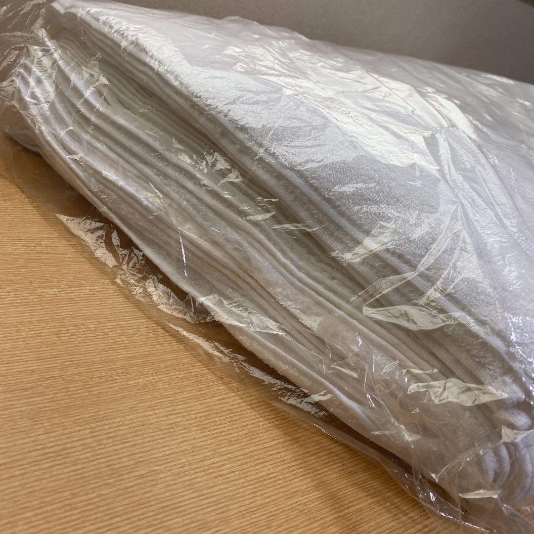 新品☆今治タオル☆NERVURE☆バスタオル☆７０×130cm☆ホワイト☆１０枚