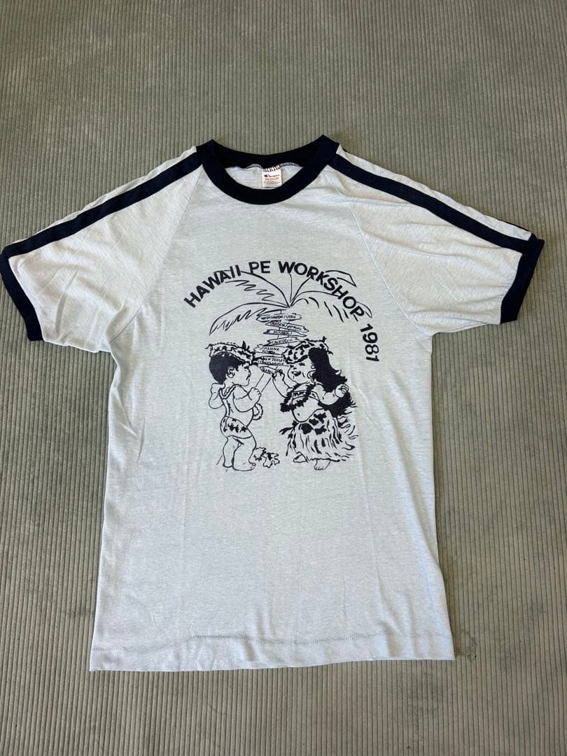 チャンピオン リンガーT トリコタグT 染み込みT ビンテージ