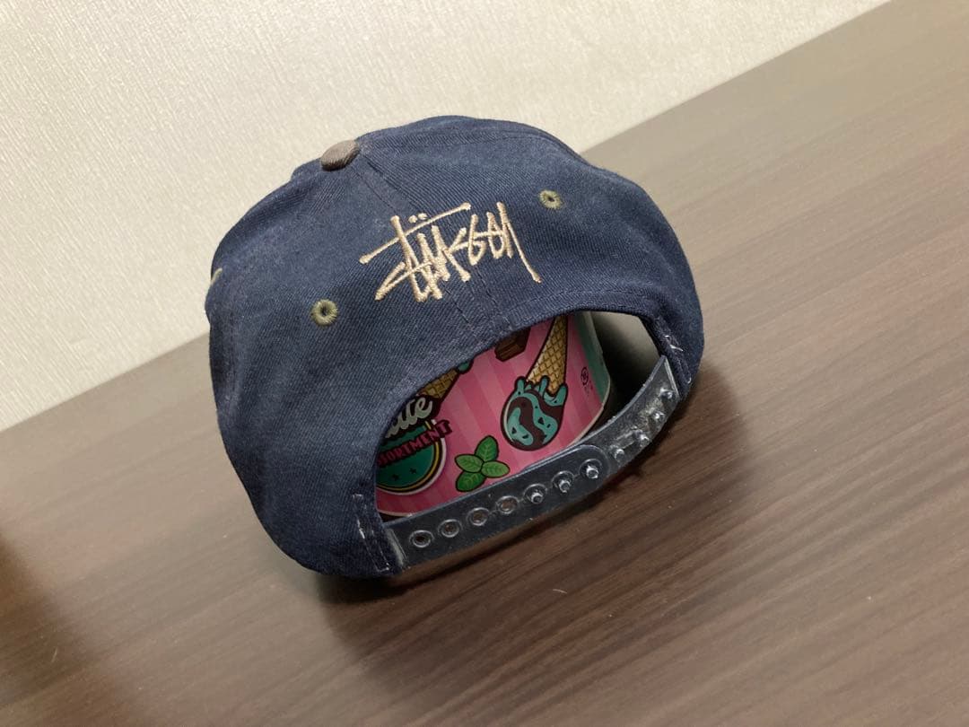 【破損あり】90's Stussy VINTAGE CAPステューシー OLD