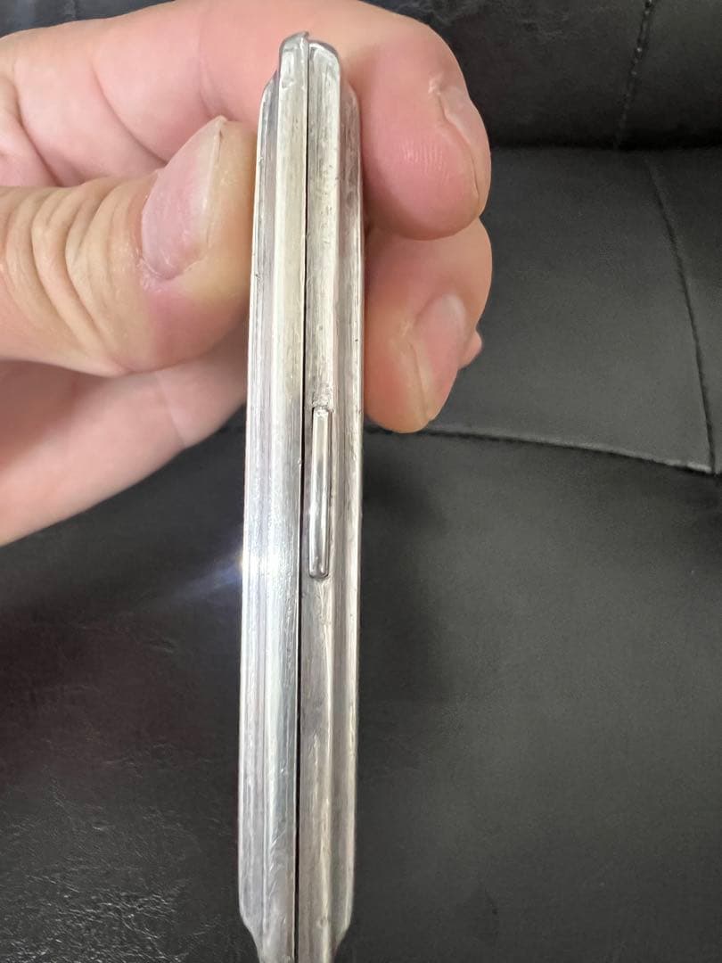 手彫り シルバー 950 純銀製 シガレットケー アンティーク