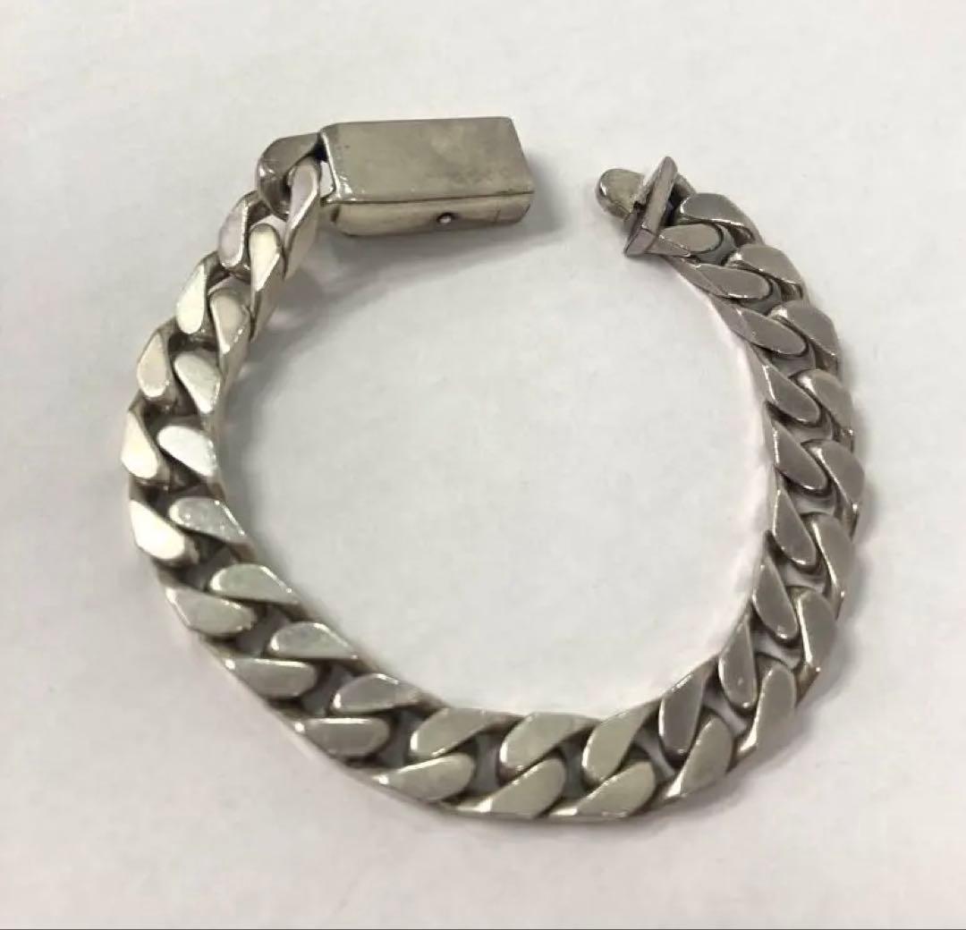 GUCCI 喜平ブレスレット silver925刻印 イタリア製 廃盤 リンク◇