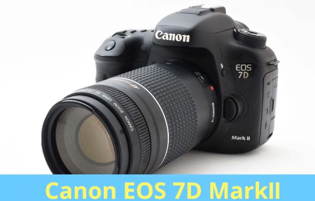 一眼レフカメラ Canon EOS 7D MarkⅡ 望遠レンズセット