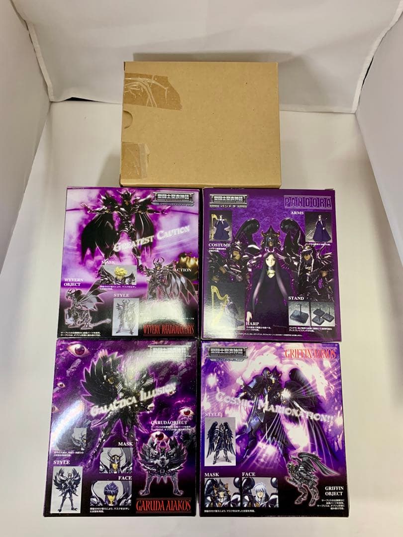 聖闘士星矢 聖闘士聖衣神話 冥界三巨頭 パンドラ ハーデス瞬 5体セット