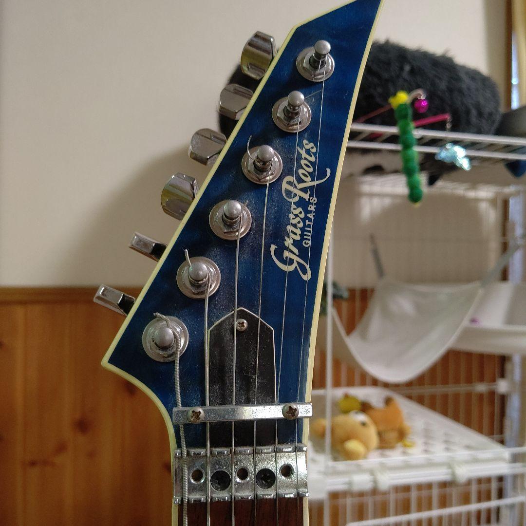 Grass Roots ギター 青 Seymour Duncan