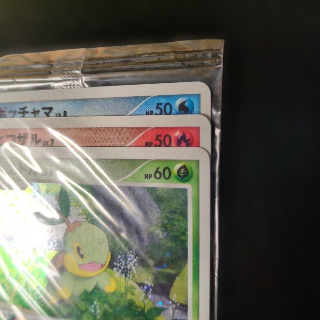 蛙*る様 ポケモンカード ナエトル等3枚 プレイヤーズ DP プロモ 未開封