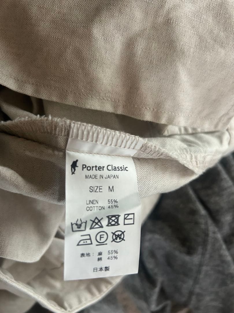 porter classic ベルエポック　リネンパンツ　M