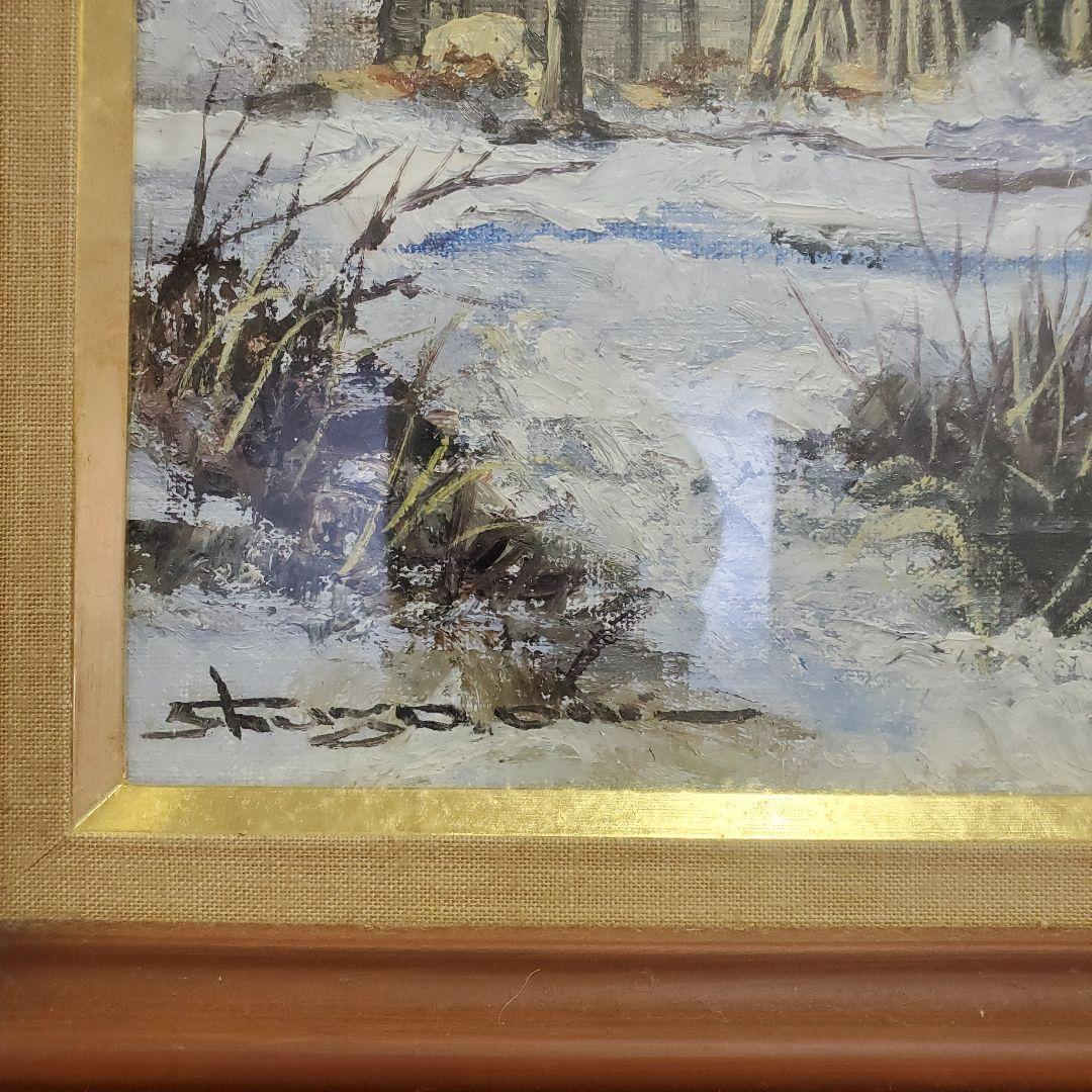絵画　尾身周三　♢肉筆　油絵　大幅値下げ可能