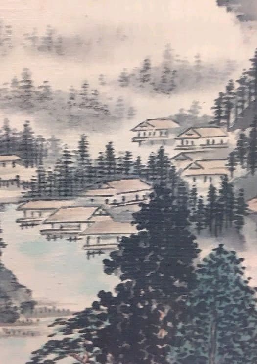 掛け軸　山水