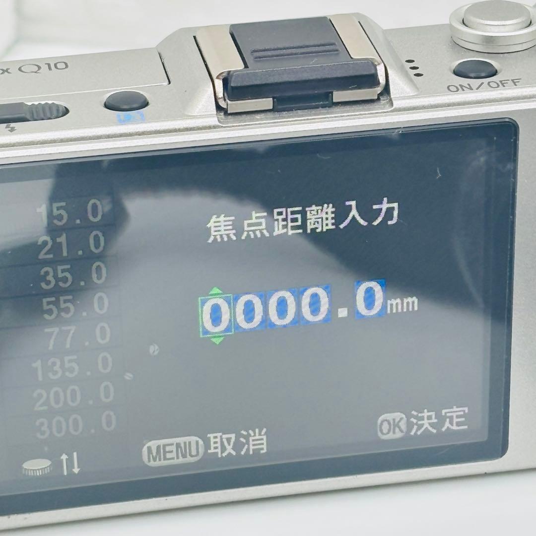 【美品】PENTAX Q10 ミラーレス 一眼 レンズセット　ケース付き